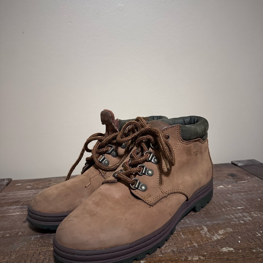 Timberland Brown Leather Boots Women’s Size 10